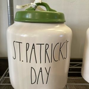Rae Dunn St Patrick’s Day canister